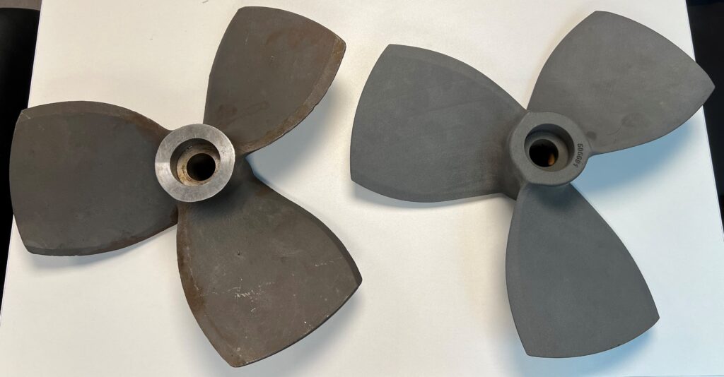 Reversed engineered propellers
